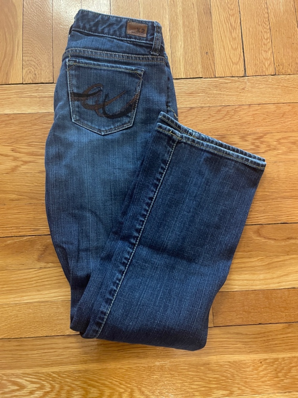 EXPRESS X2 SLIM W10 LOW RISE BOOTCUT JEANS SIZE 2